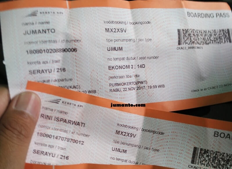 Tiket kereta api indonesia
